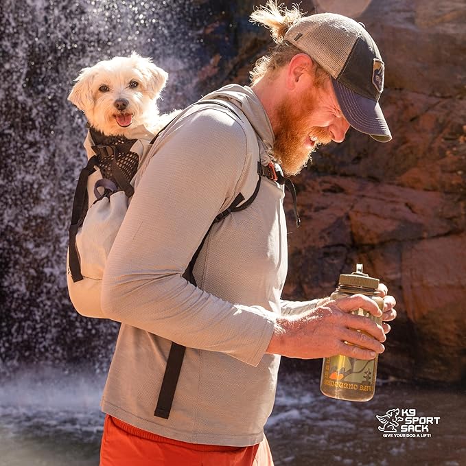 K9 Sport Sack Air 2 - Medium, Jet Black - Ideal for Dogs with 17-19” Back Length - Durable, Breathable Backpack-Style Carrier - Perfect for Walks, Short Hikes & Public Transportation