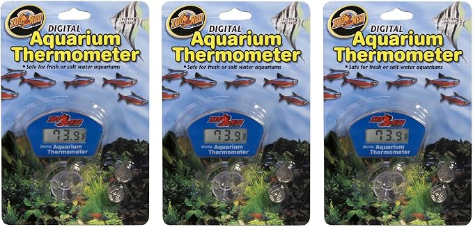 Zoo Med 3 Pack of Digital Aquarium Thermometers