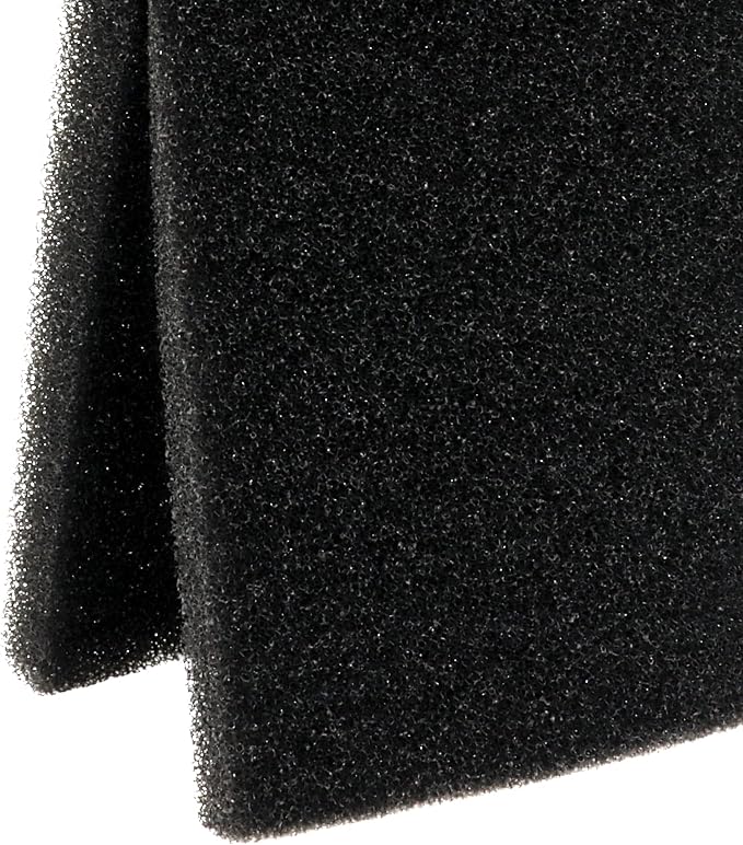 Aquarium Filter Sponge Pad 23" x 12" x 1", 30PPI Cut-to-Size Foam | For Fish Tank, Pond Filter