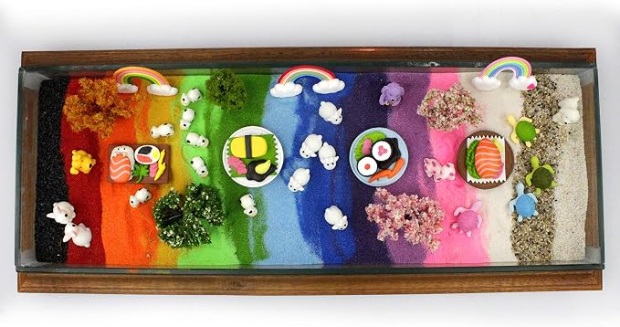 2 lbs Bright Fine Floral Sand for Vases, Planters and Pots, Terrariums, Aquariums, Fairy Garden, and Arts & Crafts - 13 Colors Available (Black)