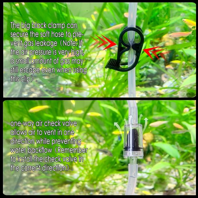 CO₂ Level Indicator Reagent for Aquarium Fish Tank Test Kits Glass Aquarium Water C02 Drop Checker Container DIY CO2 Reactor Bottle caps Kits and so on
