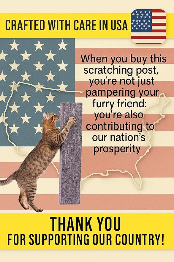 Wall Cat Scratcher – Stops Wall & Corner Scratching – Double-Sided Carpet Wall Mounted Cat Scratcher – Corner Cat Scratcher – Wall Scratchers for Indoor Cats