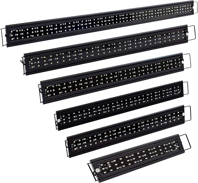 Vivio Full Spectrum LED Timer Adjustable Dimmer Aquarium Fish Tank Light Freshwater 12 20 24 30 36 48 (36" - 40")