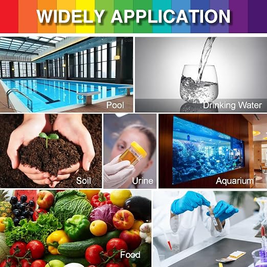 6 Pack pH Test Papers 480 Strips Litmus Paper Full Range 1-14 | pH Test Strips Soap Making Testing for Water Wine Saliva Urine Soil, pH Strips 6 Test Pipette Droppers with Storage Case