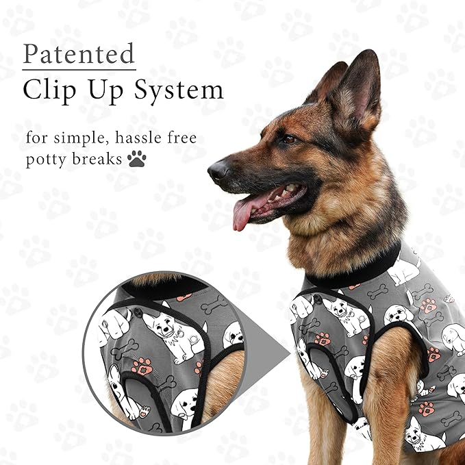 BellyGuard Dog Surgery Recovery Suit, Dog Onesie for Post-Op Care, Recovery Apparel for Female and Male, Surgical Body Cover for Canine Healing Support