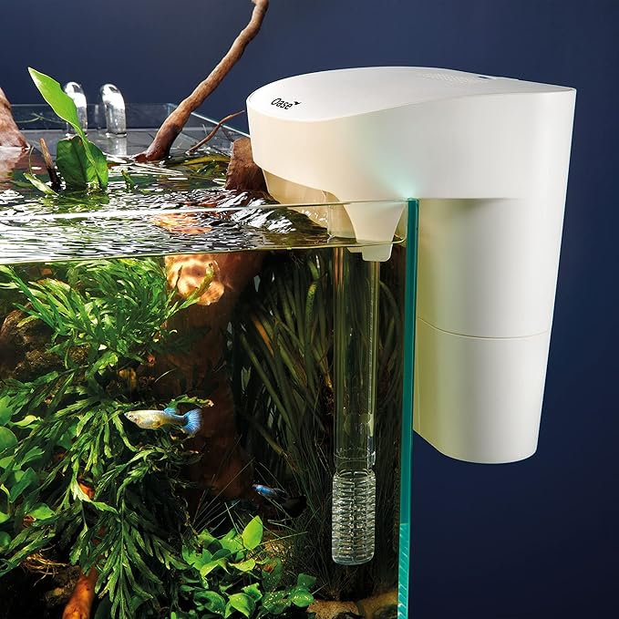 OASE BioStyle Power Filter for Aquariums up to 30 gallons, Multi-stage Filtration, Easy Maintenance, Quiet Hang on Back Filter, White