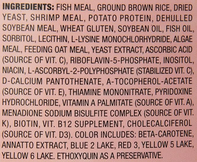 Tetra Cichlid Crisps Fish Food, 1.75 lbs | Daily Diet For Top & Mid-Water Cichlids, Protein-Rich Flakes Promote Optimal Health, Clear Water Formula Does Not Cloud Water