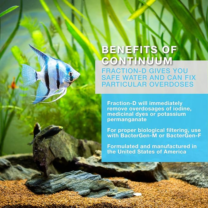 Continuum Aquatics Fraction D, Water Conditioner for All Aquariums 4KG