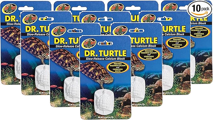 Zoo Med Dr.Turtle Slow-Release Calcium Block, 10pk