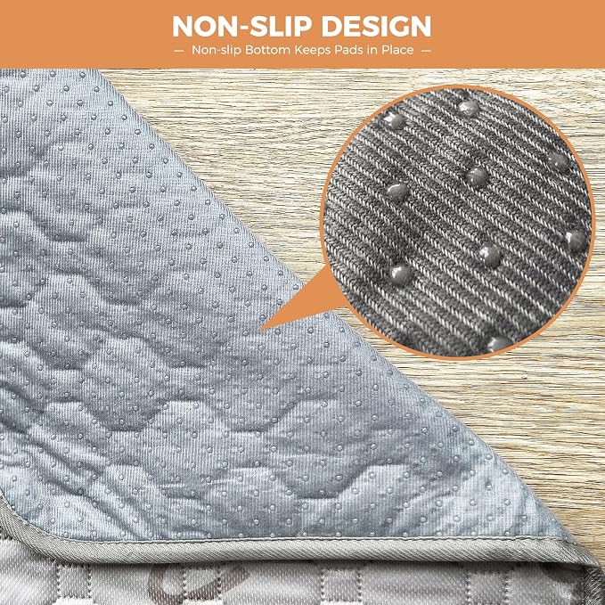 FXW Washable Pee Pads for Dogs, Puppy Pads with Super Absorbent, Specifically Designed for FXW Rollick/Homeplus 24inch 8 Panels Dog Playpen, 63" Square, Khaki, 1 Pack