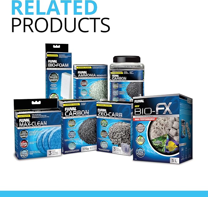 Fluval Quick Clear FX4/FX5/FX6 Fine Filter Water Polishing Pad - 3 - Pack