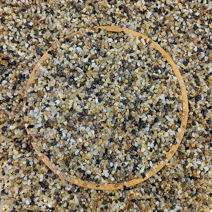 FANTIAN 20lbs Fish Tank Sand, 1/16 inch Small Aquarium Gravel. Decorative Pea Gravel River Rocks for Air Plants, Vase Fillers, Landscaping and Succulent Soil Cover