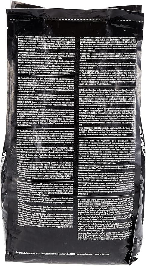 Flourite Black Sand, 15.4 Pound (Pack of 1)
