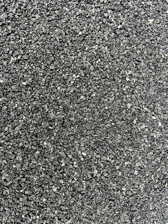 Aqua Natural Pewter Black 10lb Gravel Substrate for aquascaping, Aquariums, vivariums and terrariums 4-6mm
