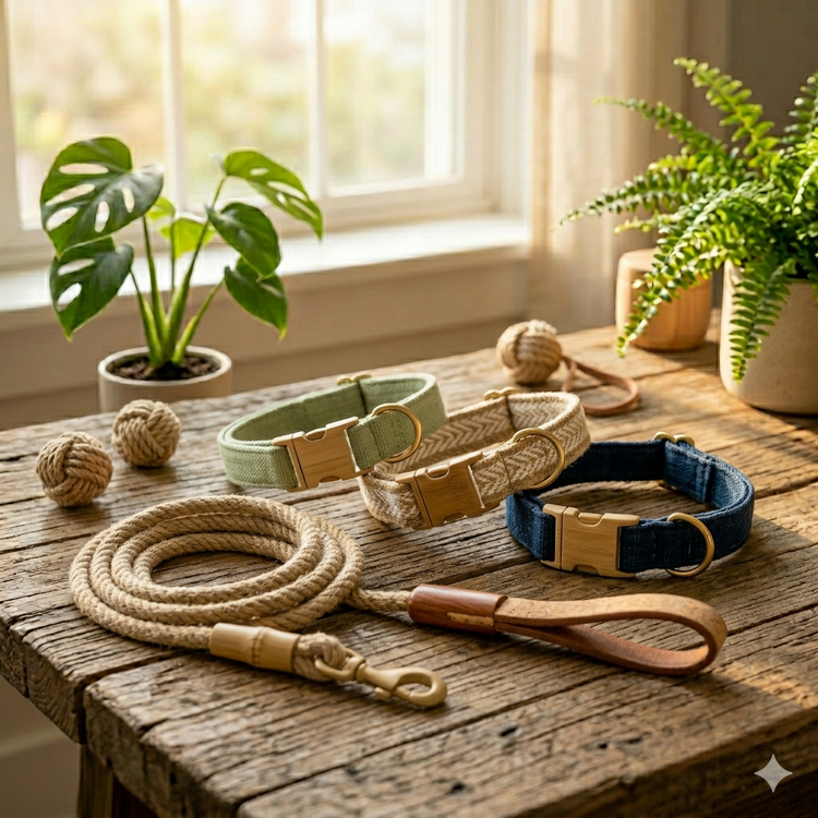 Sustainable Collars & Leashes