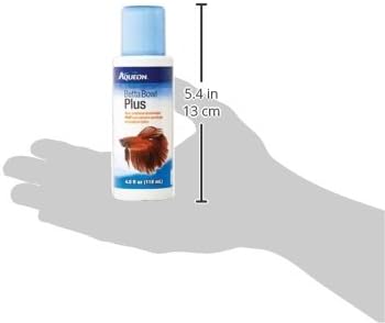 Aqueon Betta Bowl Plus Water Conditioner Neutralizes Chlorine and Ammonia for Betta Fish Tanks - 4 Ounces (Pack of 2)