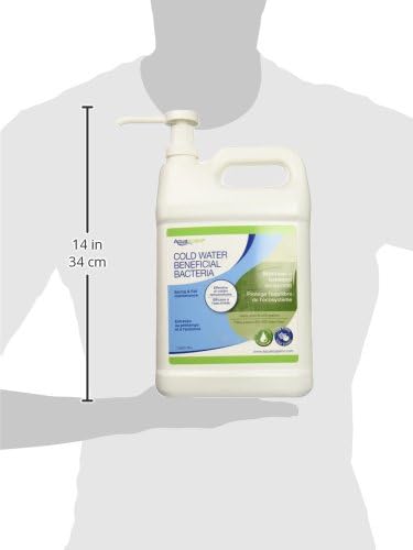 Aquascape Cold Water Beneficial Bacteria for Ponds, 1 Gal / 3.78 L – Maintains Clean and Clear Water in Cooler Temperatures – Safe for Koi, Fish, and Plants, 96021