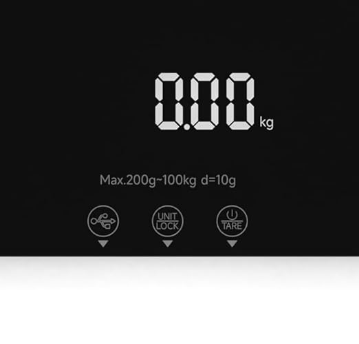 SIKE Medium-Small Veterinary Scale, Dog Scale (±10g) Accuracy, Max 220lbs, Digital Pet Scales and USB Recharging Cord Included, 27 x 13 inch Tempered Glass Platform with Anti Slip Sticker