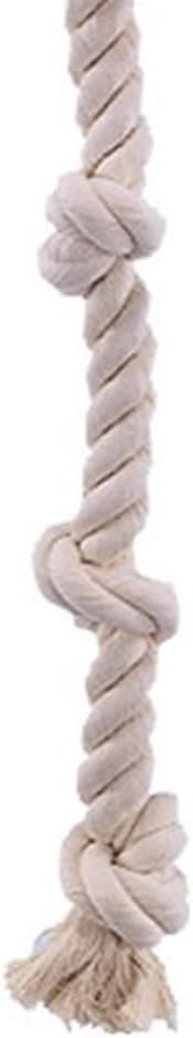 Bird Rope Toy with Knots Cotton Rope Cage Hanging Swing Parrot Bungee Toy for Chewing Climbing 15.74in in Length Bird Rope Toys for Parrots