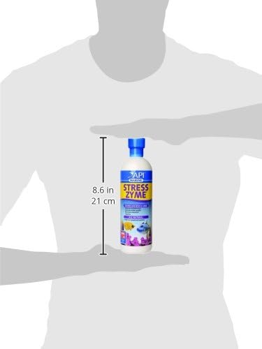 API Marine Stress Zyme Saltwater Aquarium Cleaning Solution 16-Ounce Bottle