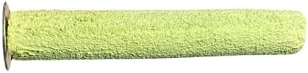 Polly's Pastels Nail Trimming & Beak Conditioning Safety Perch for Cockatiels, Cockatoos, Macaws, Parakeets, Budgies, Parrots and All Other Birds (Green, Small-1" Dia. x 6" Long)