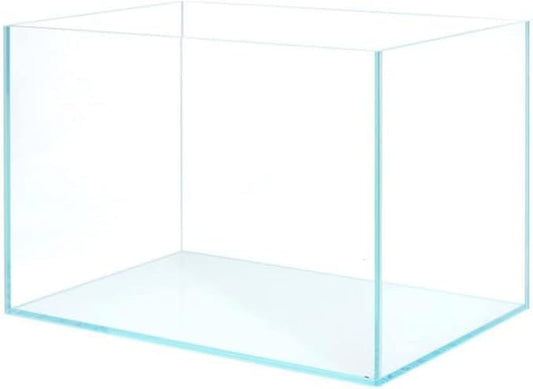 AWXZOM Small Nano Tall Rimless Tank, Glass Fish Tank, Betta Fish Tank, Aquarium (2.85 Gal, 11.8x6.7x7.8 inch)