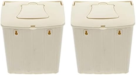 POPETPOP Parakeet Nesting Box, Bird Nest Breeding Box Bird Hut Cage Mounted Plastic Nesting Boxes for Cockatiel Budgie Parrot 2Pcs Bird Cage