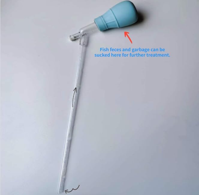 DODO Aqua mini Aquarium Exchanger，Fish Tank Cleaning and Aquarium Water Exchanger siphoning. Ideal for Cleaning Small Fish Tanks and Sucking Away Dirt from the Bottom of the Tank.
