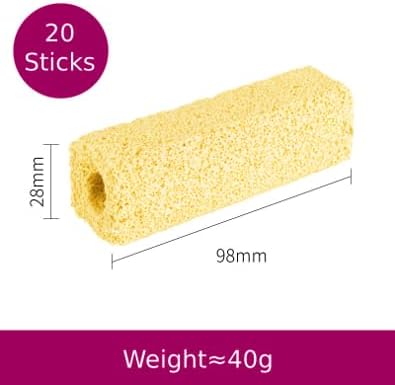20 Pieces of Porous Ceramic Bacteria House Sticks for Aquarium Fish Tank in Bio Filter Media for 30-60 Gallons of Water