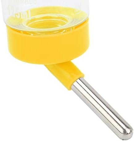 Small Animal Water Bottle, Automatic No-Drip Water Dispenser for Hamster, Gerbil, Rat, Chinchilla, Guinea Pig, Rabbit Cage