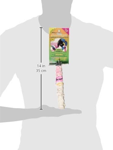 Polly's Edible Cuttlebone Calcium Bird Cage Perch for Budgies, Parakeets, Amazons, Blue & Golds, Macaws and Cockatoos.… (Variety, Medium)