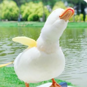 Duck Harness and Adjustable Chicken Walking Harness, Breathable Pet Vest for Duck Chicken Hen Training Walking Basic Leashes[Yellow S]
