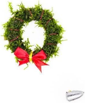 Live Aquarium Plants on Driftwood, Lava Rock, Moss, Fiber Mat - Freshwater Fish Tanks - Easy, Beginner Friendly (Christmas Moss Wreath)