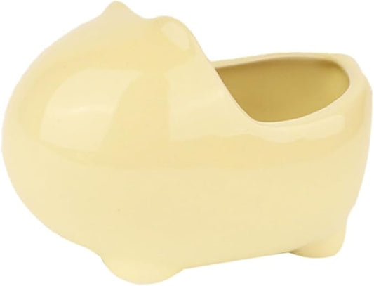 Ceramic Hamster Bath Tub Guinea Pig Bathtub Pet Dust Bath Chinchilla House Multi-Purpose Nest Bed