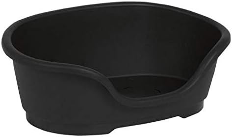 Karlie Do Not Disturb Plastic Dog Bed, 60 cm, Black