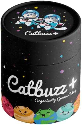 Catbuzz Plus | 3 Times the Premium and Organically Grown Catnip | Fresh | Grown by Family Farmers in USA | All-Natural | Eco-Friendly