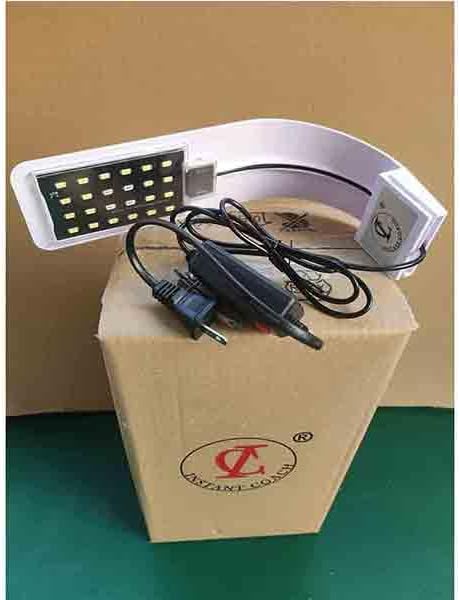 10W Super Slim Aquarium Fish Tank 5730 LED Light Clip-on Lamp Aquatic Plant Lighting (White Body White+Blue Light)