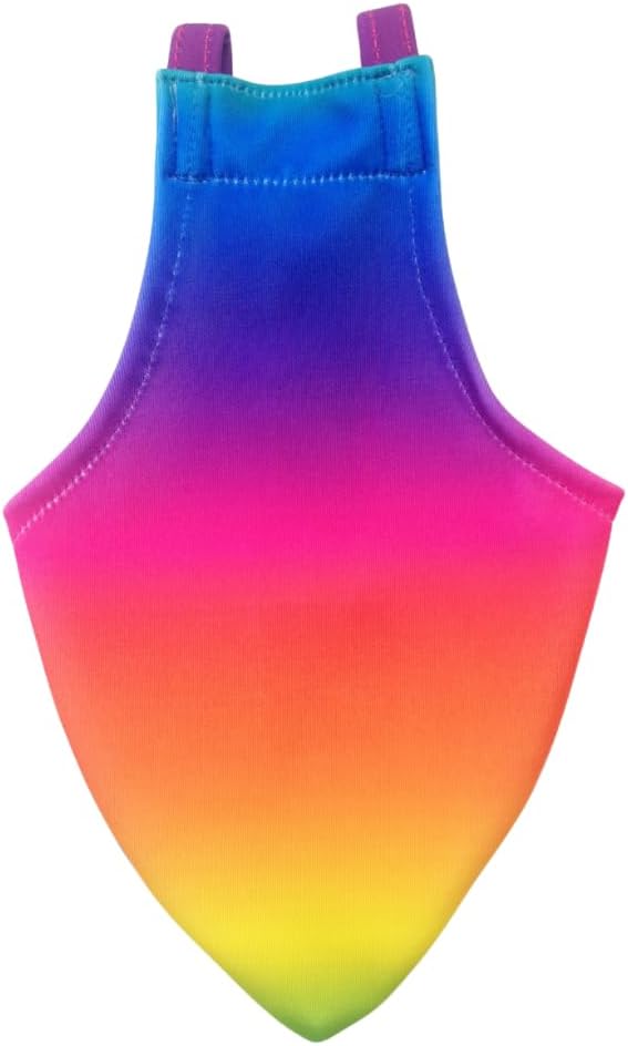 Avian Fashions FeatherWear FlightSuit Wide(7) Bird Diaper in Rainbow