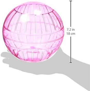 Kaytee 7" Assorted Color Run-About Exercise Ball For Pet Hamsters & Gerbils