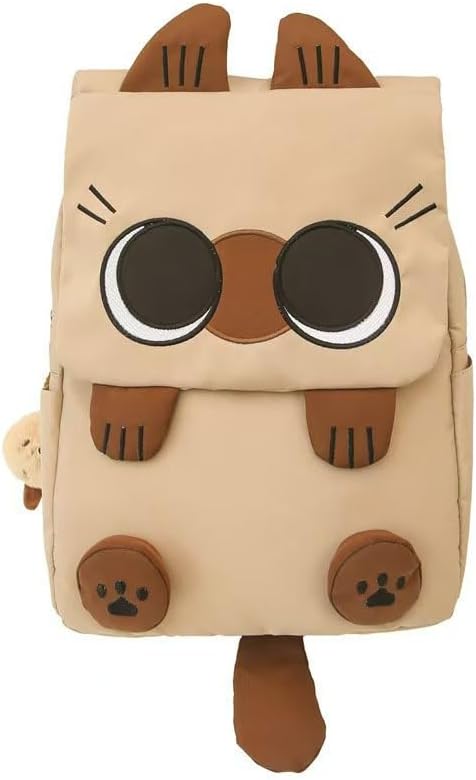 Cute Cat Backpack - Lightweight Laptop Bag, Large Capacity Student & Travel Backpack for Adults/Kids Give away cat pendants