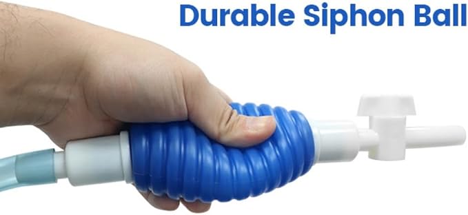 2Sets Aquarium Siphon Water Changer Fish Tank Gravel Cleaner(Blue) | Made of Plastic, with Long Nozzle, for Cleaning Changing Water, Washing Sand, Cleaning Function