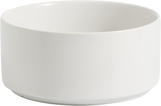 Havniva 6.1” Dog Bowl Ceramic Dog Food and Water Bowl, Durable Dog Water Bowl with Non-Slip Rubber Base Large Capacity Feeding Dishes for Small & Medium Dogs