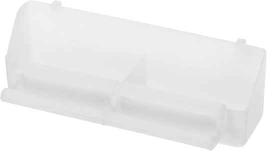 2 Pieces Automatic Bird Feeder Hanging Seed Tray Anti-Splash Wet and Dry Food Container for Outdoor Parrots and Cockatiels