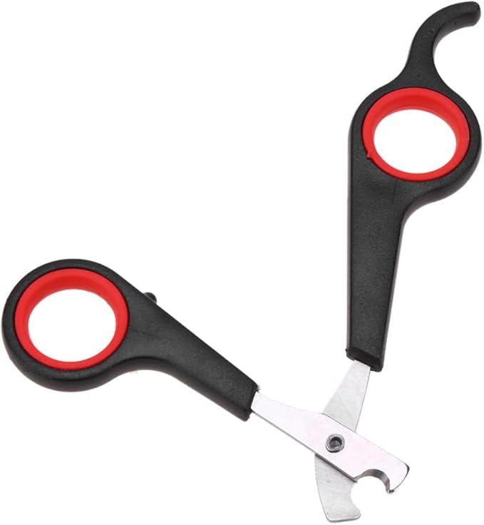 Animal & Bird Nail Clippers Upgraded Beak Trimmer Stainless Steel Pet Grooming Scissors Anti-Slip Grip Nail Cutting Tool for Small Birds Parrots and Tiny Animals