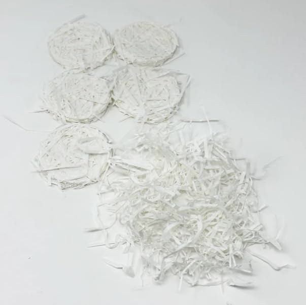 Happy Bedding – Hamster Bedding for Small Pets – Compressed Hamster Paper Bedding for Small Animals – Ideal for Hamster Cage or Habitats (6 Pellets in a 4"x6" Bag)