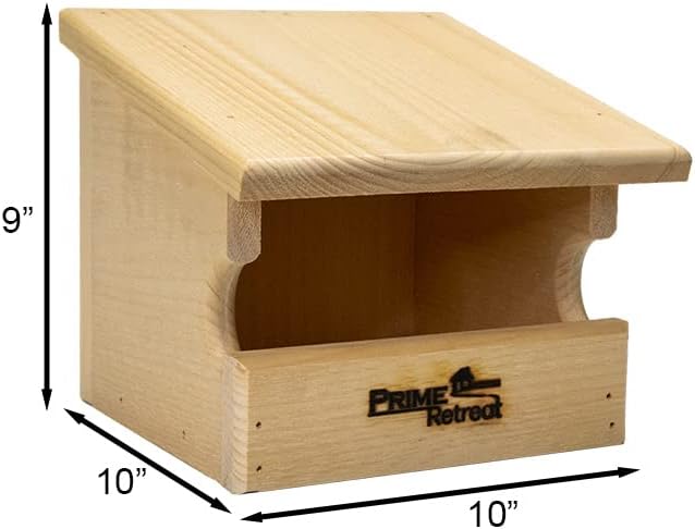 Pine Open Nesting Box by Prime Retreat