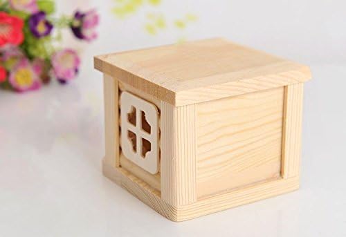 Litewoo Wooden Hamster House Chew Toy Luxury Exquisite House for Mouse Chinchilla Rat Gerbil and Dwarf Hamster