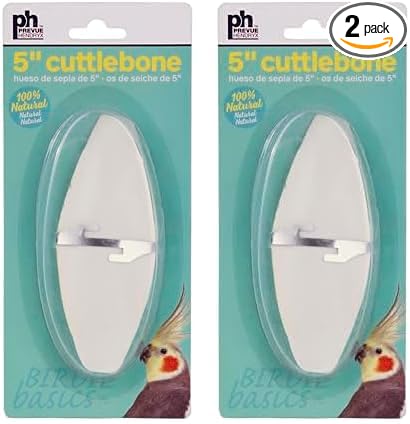 Prevue Pet Products Bpv1143 5-Inch Bird Cuttlebone, Medium (Pack of 2)