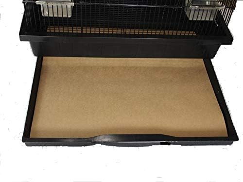 Birdcage Liners - Small Sizes, Custom Orders, 60, 100 or 150 Pre Cut Sheets, 40 or 60 Lb Pound Kraft Paper, Up to 225 Feet