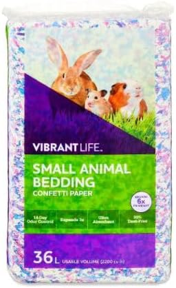 Vibrant~Life Small Animal Bedding, Confetti Paper, 36-L Bag